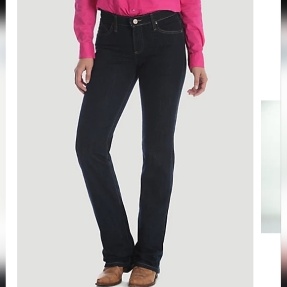 Wrangler Ultimate Riding Q-Baby Mid-Rise Jeans 5/6 × 29/30 ? - Picture 2 of 15